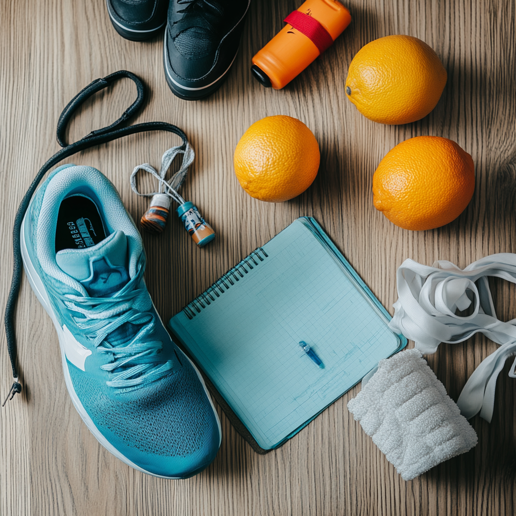 Person som utför koordinationsövning